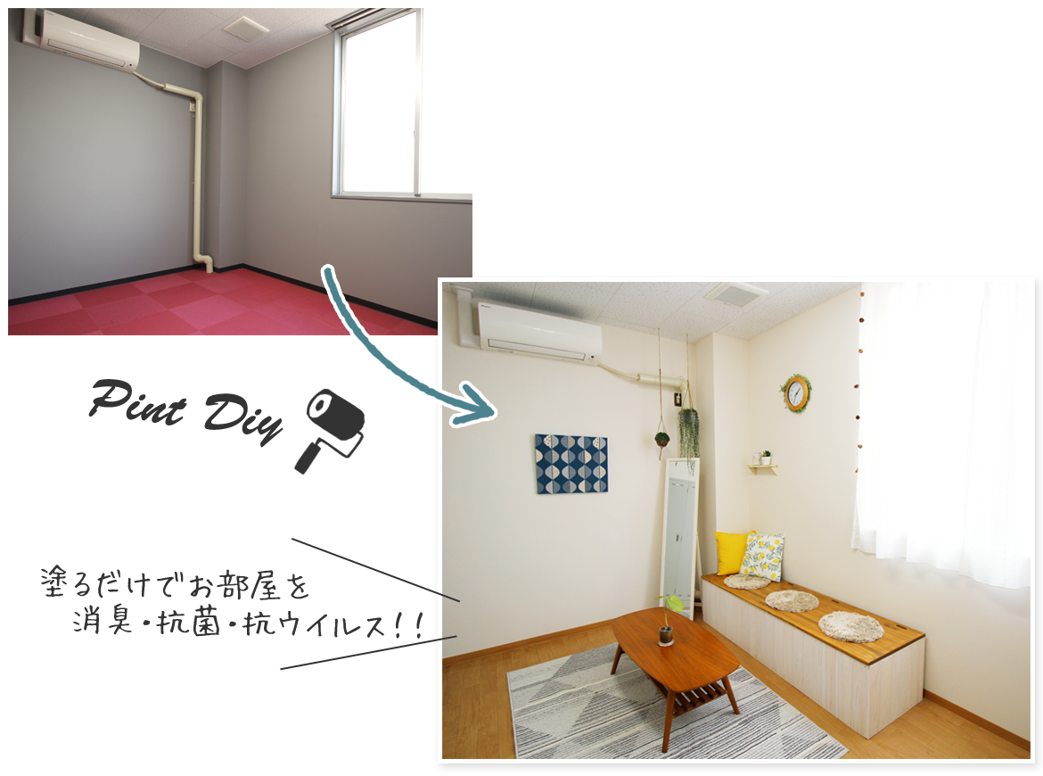 お部屋リフレッシュBeforeとAfter