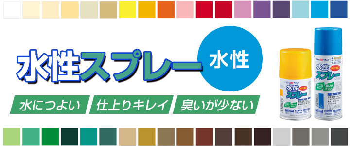 水性スプレーとは