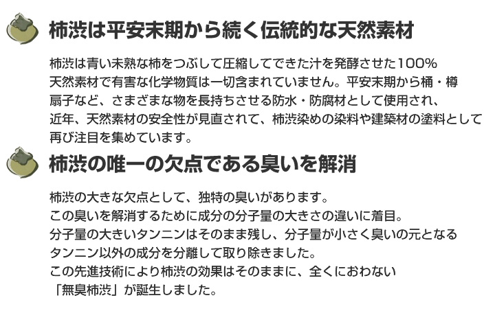 無臭柿渋とは