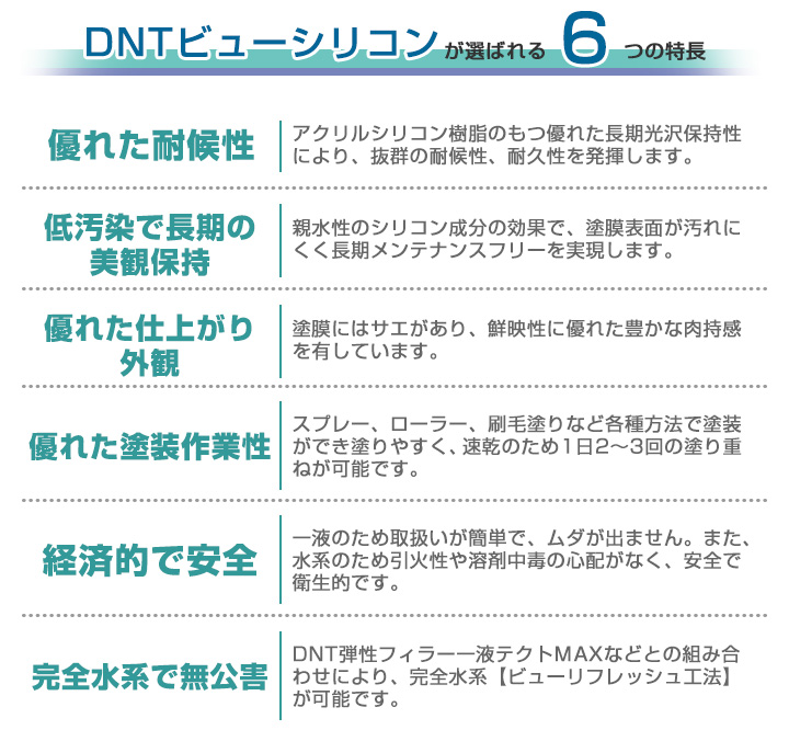 DNTビューシリコン　特長