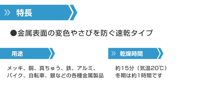 透明さび止めスプレー