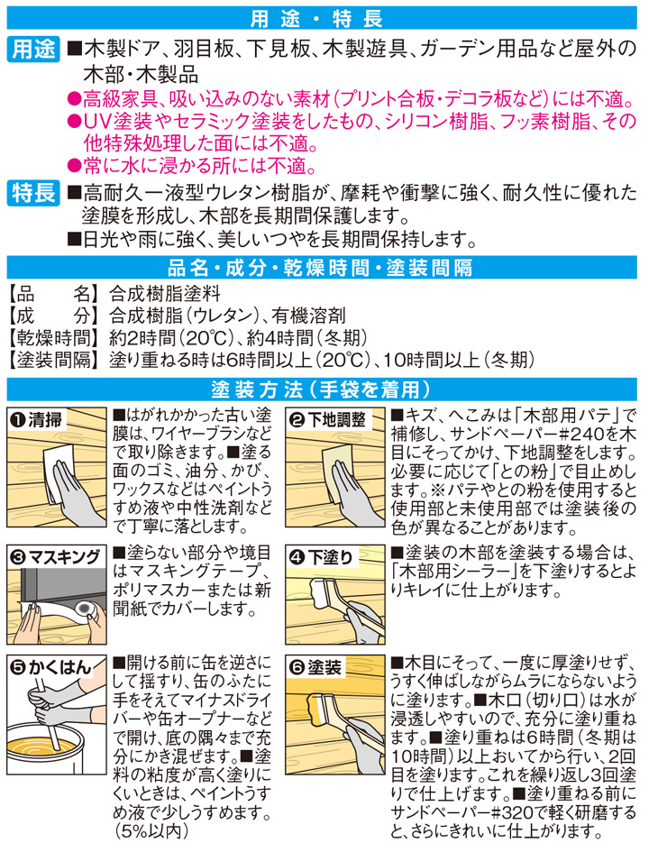 カンペハピオ 外部用ニス とうめいとは