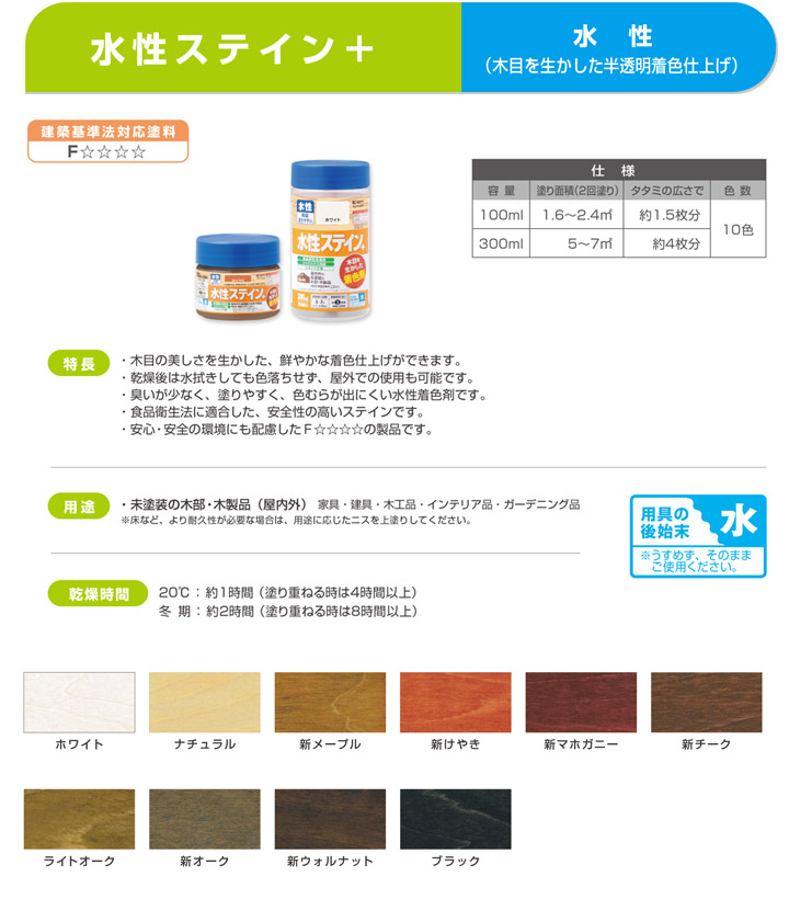 カンペハピオ 水性ステイン＋とは