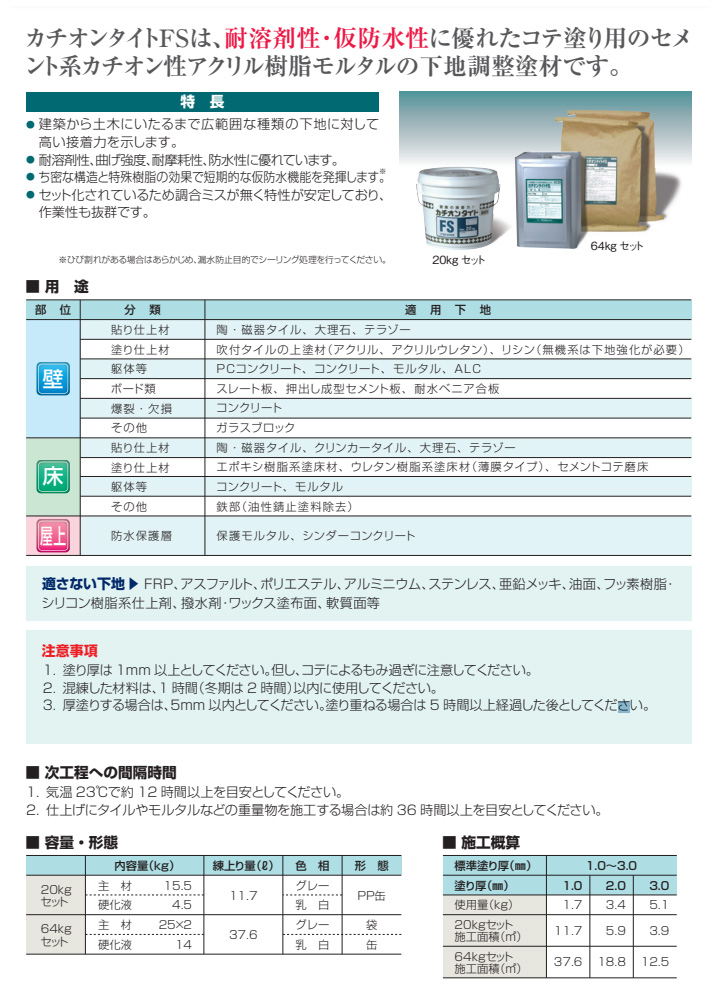 カチオンタイト FＳとは