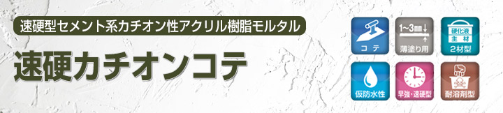 速硬カチオンローラー