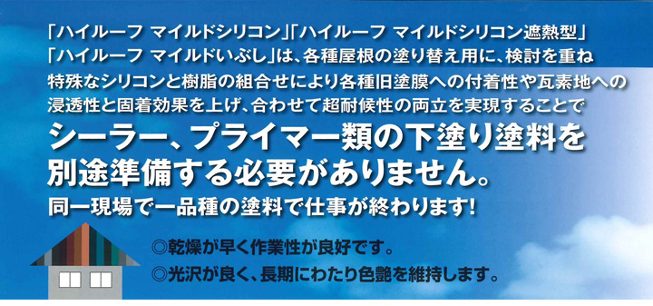 ハイルーフマイルドシリコンとは