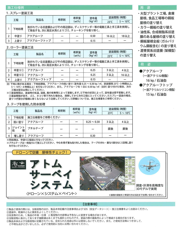 アクアルーフ（アトミクス）とは