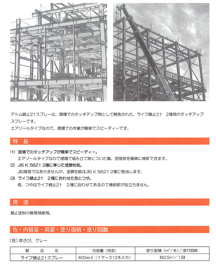 ライフ錆止21スプレーとは