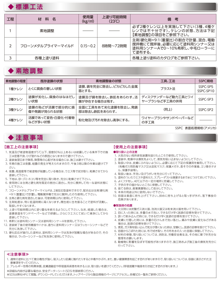 フローンメタルプライマーマイルドとは