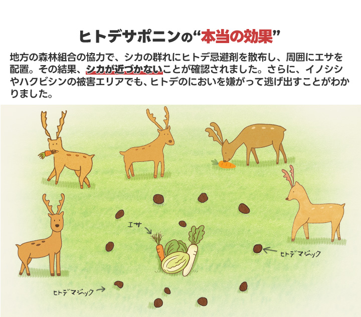 ヒトデマジック -害獣忌避剤-