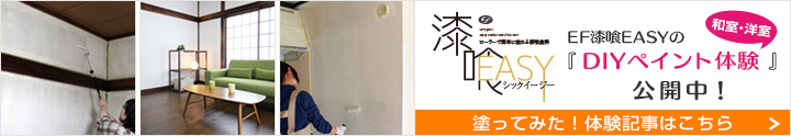 EF漆喰EASYのペイント塗装記事