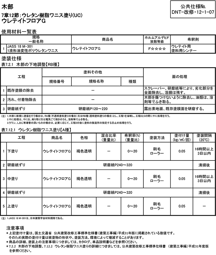 ウレテイトフロアについて）