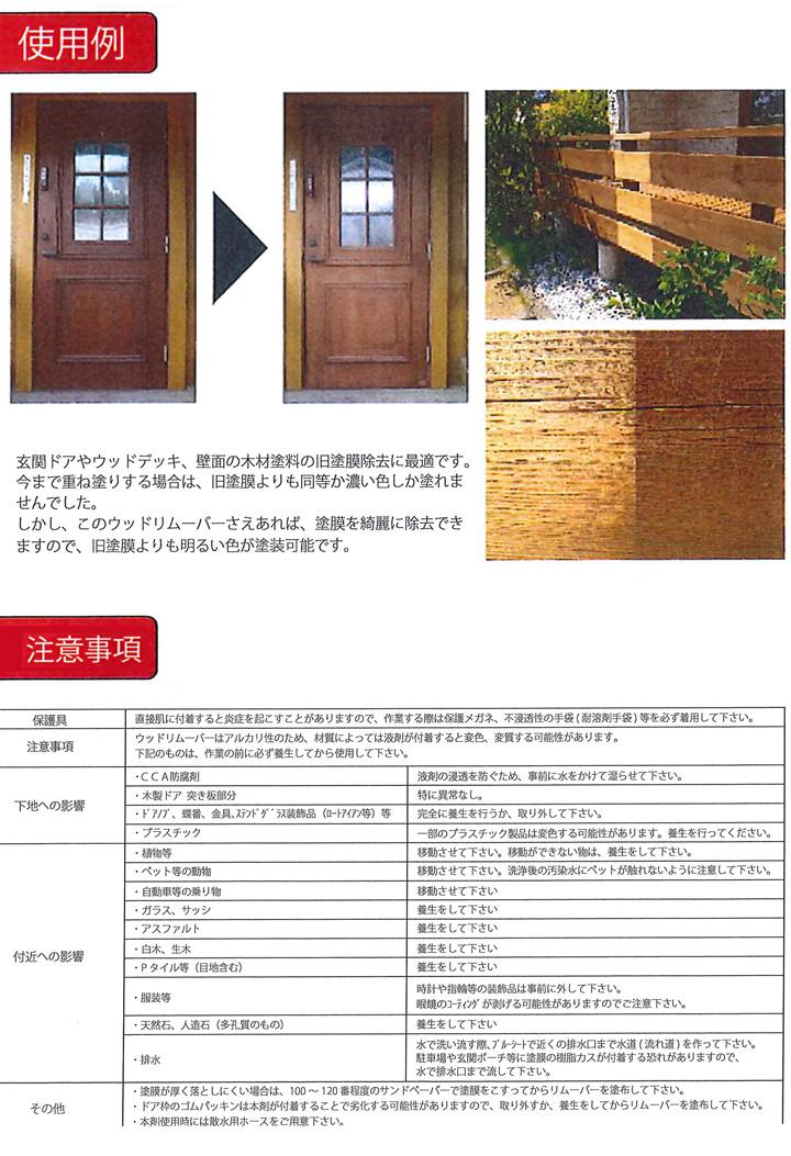 ウッドリムーバー