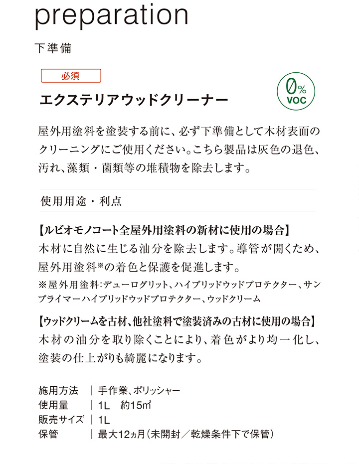 エクステリアウッドクリーナー