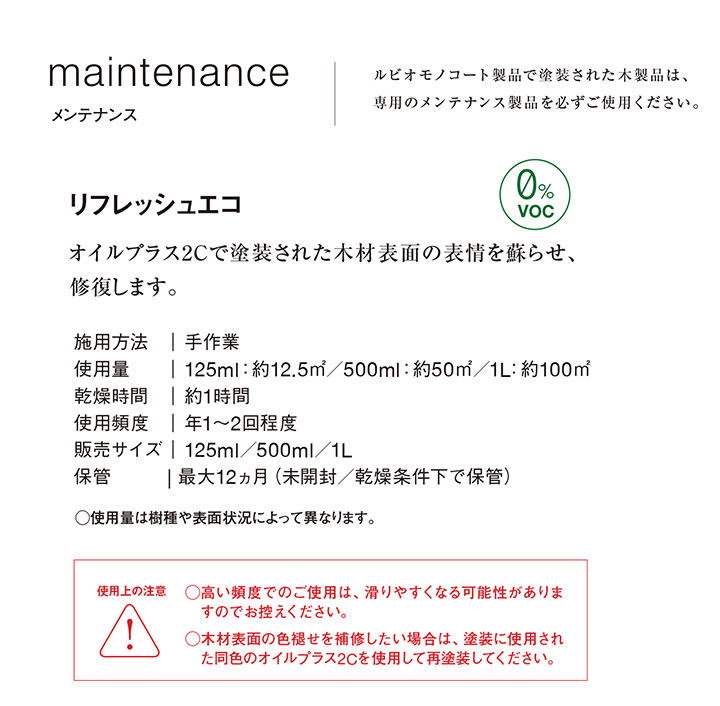 ルビオモノコート　リフレッシュエコ