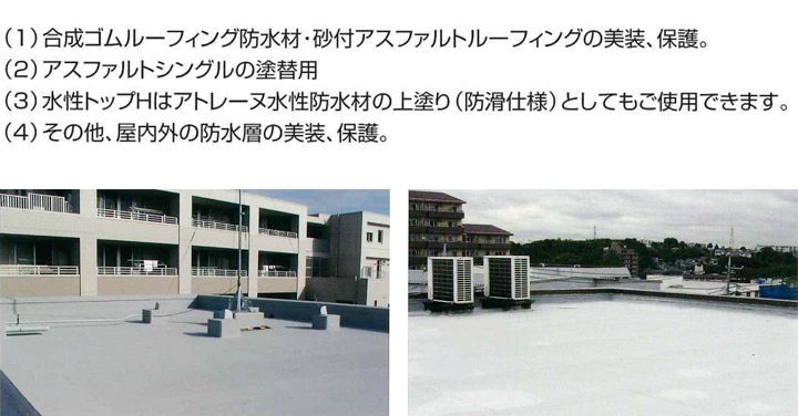 アトレーヌ水性トップH （骨材入り）　4kg　