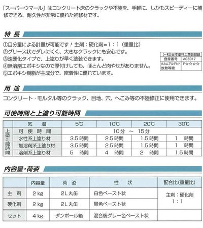 スーパーウマール　4kgセット