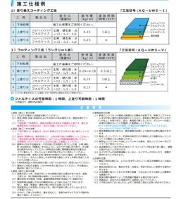 コンクリート床　フロアトップアクア フォルティス　黄色　3.6kgセット  （アトミクス/水性ニ液ウレタン樹脂/床用塗料） 