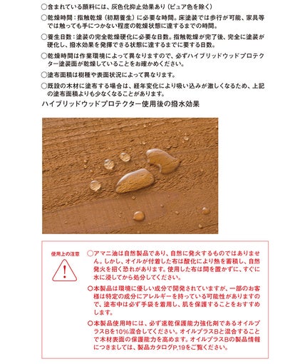 ルビオモノコート ハイブリッドウッドプロテクター　各色　1L （ニッシンイクス/屋外用油性オイル） 