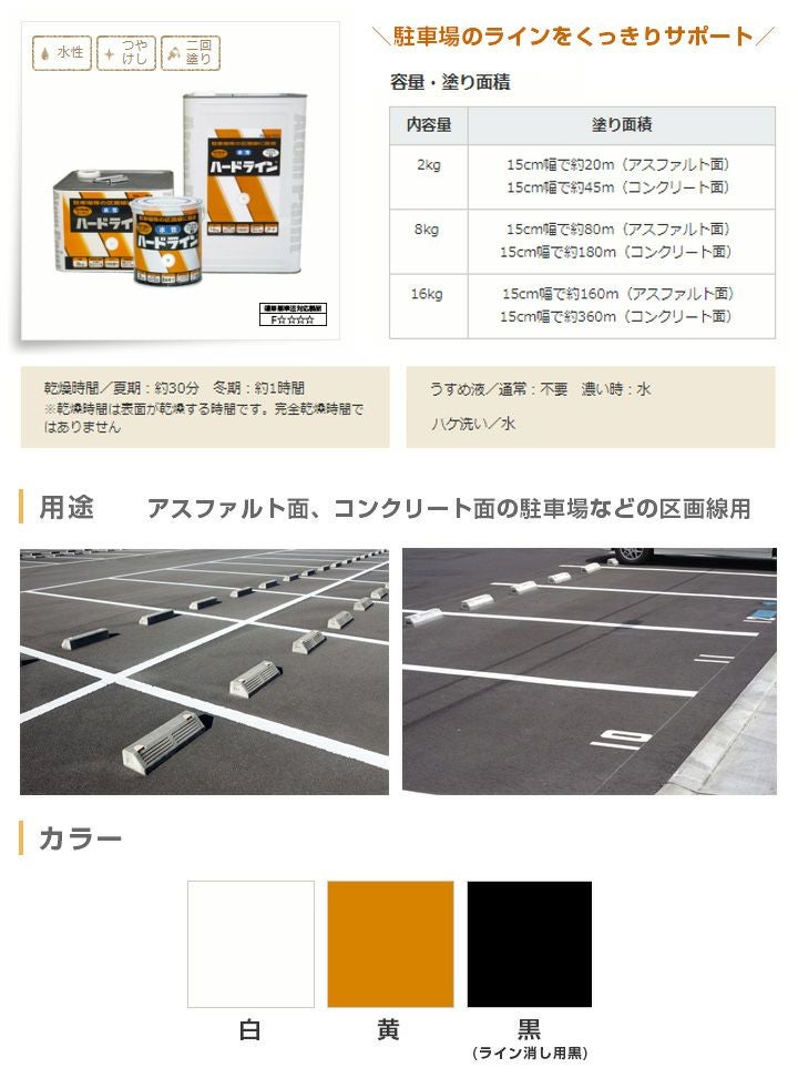 水性ハードライン,黒,アトムハウスペイント,道路ライン用,ライン消し
